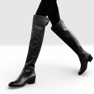 Vince Camuto Black Over-the-Knee Boots